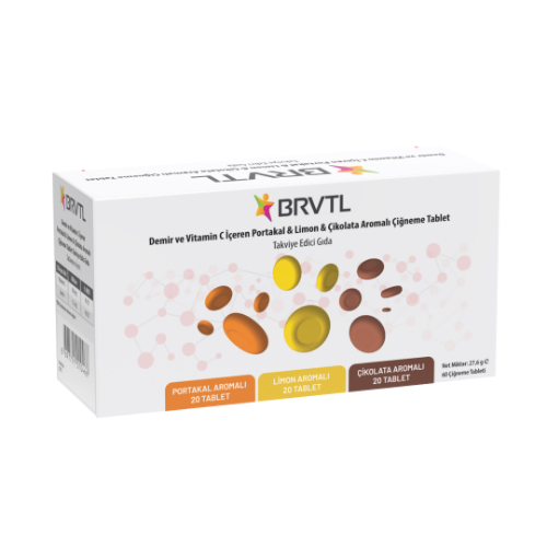 Iron + Vitamin C Chewable Tablets (60 Pieces) image 3